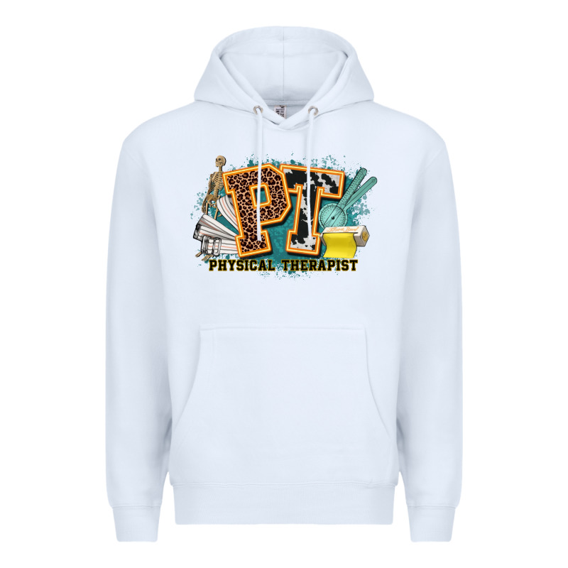 Pt Physical Therapist Western Premium Hoodie by NancyCooperArtShop | Teevron