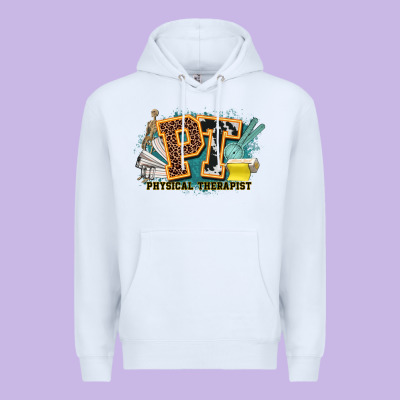 Pt Physical Therapist Western Premium Hoodie Designed By Nancycooperartshop