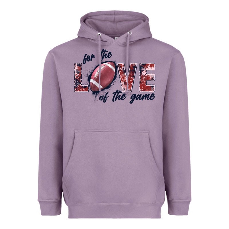 Football Love Of The Game Heavyweight Hoodie by JahusDesignShop | Teevron