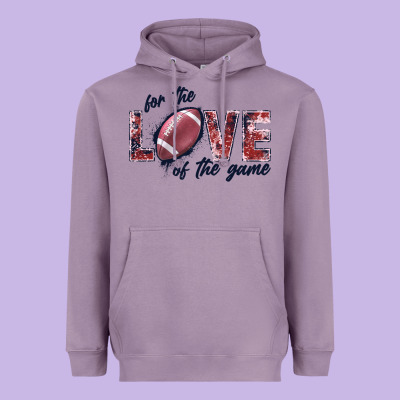 Football Love Of The Game Heavyweight Hoodie Designed By Jahusdesignshop