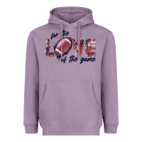 Lavender football love of the game Heavyweight Hoodie - JahusDesignShop
