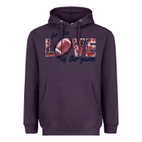 Plum football love of the game Heavyweight Hoodie - JahusDesignShop