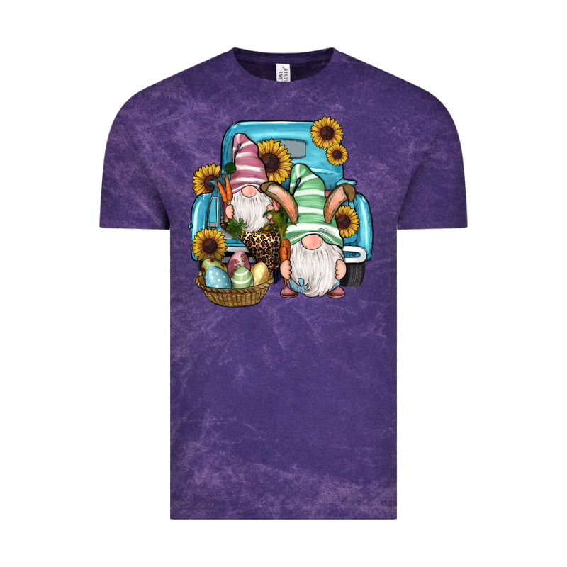 Easter Gnomes Egg Sunflowers Truck Vintage Tee by RanaPortraitStore | Teevron