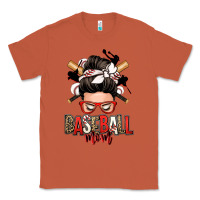 Copper baseball mom messy bun Classic Tee - Zillion Design Studio