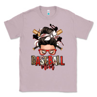 Lilac baseball mom messy bun Classic Tee - Zillion Design Studio