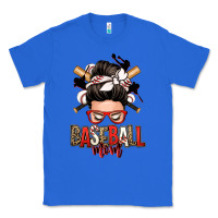 True Royal baseball mom messy bun Classic Tee - Zillion Design Studio