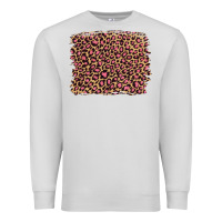 Dove Grey leopard with pink glitter Premium Sweatshirt - Artiststas