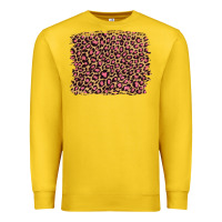 Lemon leopard with pink glitter Premium Sweatshirt - Artiststas