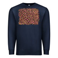 Navy leopard with pink glitter Premium Sweatshirt - Artiststas