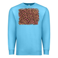 Ocean Blue leopard with pink glitter Premium Sweatshirt - Artiststas