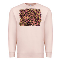 Pale Pink leopard with pink glitter Premium Sweatshirt - Artiststas