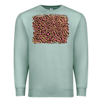 Seafoam leopard with pink glitter Premium Sweatshirt - Artiststas