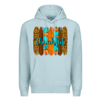 Blue Mist thankful brushstrokes Premium Hoodie - AdoDesignShop