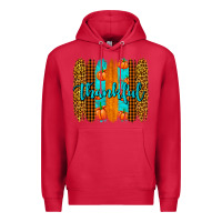 Cardinal thankful brushstrokes Premium Hoodie - AdoDesignShop