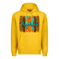 Lemon thankful brushstrokes Premium Hoodie - AdoDesignShop