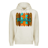 Oatmeal Heather thankful brushstrokes Premium Hoodie - AdoDesignShop