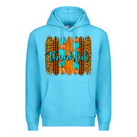 Ocean Blue thankful brushstrokes Premium Hoodie - AdoDesignShop