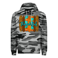 Slate Camo thankful brushstrokes Premium Hoodie - AdoDesignShop