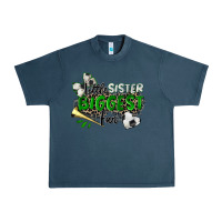 Midnight Navy little sister biggest fan soccer Urban Heavy Tee - Zillion Design Studio
