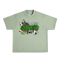 Oil Green little sister biggest fan soccer Urban Heavy Tee - Zillion Design Studio