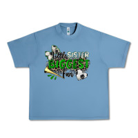 Pebble Blue little sister biggest fan soccer Urban Heavy Tee - Zillion Design Studio