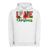 Pigment Lunar Rock Love Christmas With Santa Urban Hoodie - BundleAndBundleShop
