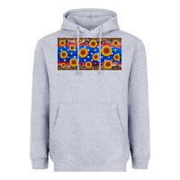 Heather Grey armed forces day sunflower Heavyweight Hoodie - Artiststas