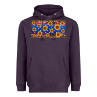 Plum armed forces day sunflower Heavyweight Hoodie - Artiststas
