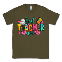 Army Green best teacher ever Classic Tee - Zillion Design Studio