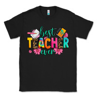 Black best teacher ever Classic Tee - Zillion Design Studio