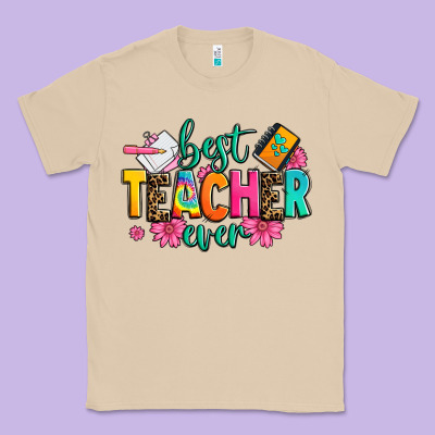 Best Teacher Ever Classic Tee Designed By Zillion Design Studio