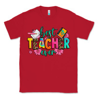 Red best teacher ever Classic Tee - Zillion Design Studio