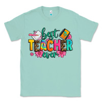 Seafoam best teacher ever Classic Tee - Zillion Design Studio