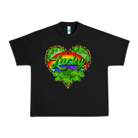 Black lucky heart with leopard Urban Heavy Tee - RanaPortraitStore