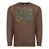 Chestnut leopard with turquoise glitter Premium Sweatshirt - Artiststas