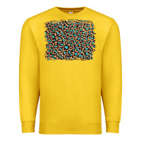 Lemon leopard with turquoise glitter Premium Sweatshirt - Artiststas