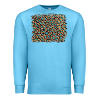 Ocean Blue leopard with turquoise glitter Premium Sweatshirt - Artiststas