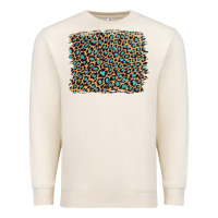 Sandshell leopard with turquoise glitter Premium Sweatshirt - Artiststas