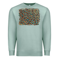Seafoam leopard with turquoise glitter Premium Sweatshirt - Artiststas