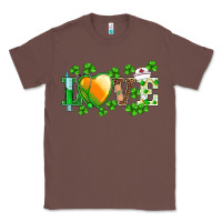 Chestnut st.patrick's nurse love heart stethoscope Classic Tee - BarkalooDesign
