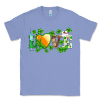 Colony Blue st.patrick's nurse love heart stethoscope Classic Tee - BarkalooDesign
