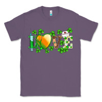 Lavender st.patrick's nurse love heart stethoscope Classic Tee - BarkalooDesign