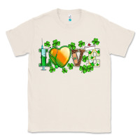 Natural st.patrick's nurse love heart stethoscope Classic Tee - BarkalooDesign