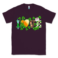 Plum st.patrick's nurse love heart stethoscope Classic Tee - BarkalooDesign