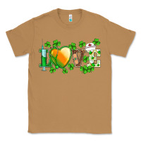 Toasted Coconut st.patrick's nurse love heart stethoscope Classic Tee - BarkalooDesign