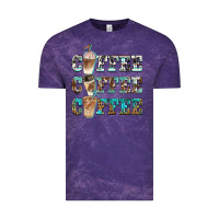 Cloud Purple western coffees Vintage Tee - BarkalooDesign