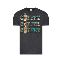 Vintage Black western coffees Vintage Tee - BarkalooDesign