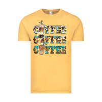 Vintage Mustard western coffees Vintage Tee - BarkalooDesign