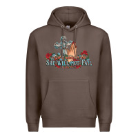 Coffee she will not fail psalm christian cross pray Premium Hoodie - NancyCooperArtShop