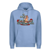 Colony Blue she will not fail psalm christian cross pray Premium Hoodie - NancyCooperArtShop